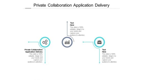 Private Collaboration Application Delivery Ppt PowerPoint Presentation File Sample Cpb Pdf