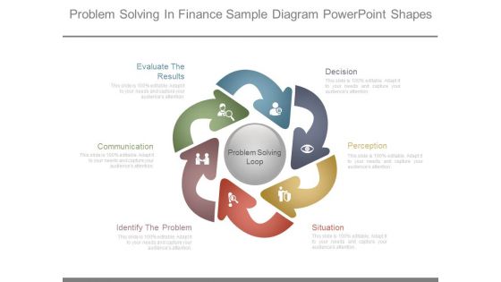 Problem Solving In Finance Sample Diagram Powerpoint Shapes