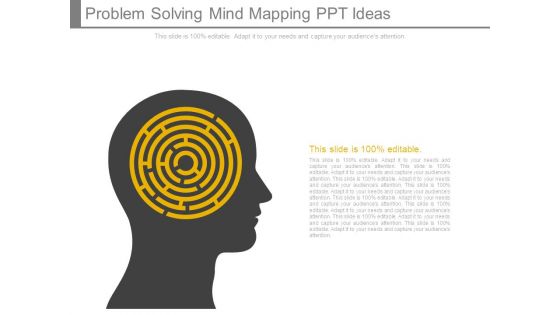 Problem Solving Mind Mapping Ppt Ideas