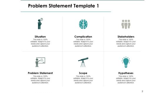 Problem Statement And Solution Ppt PowerPoint Presentation Complete Deck With Slides