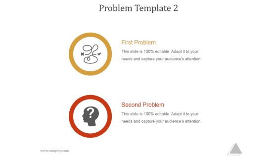 Problem Template 2 Ppt PowerPoint Presentation Layouts