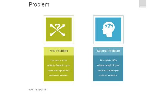 Problem Template 2 Ppt PowerPoint Presentation Slides
