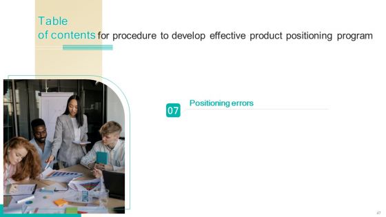 Procedure To Develop Effective Product Positioning Program Ppt PowerPoint Presentation Complete Deck With Slides