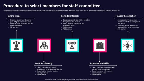 Procedure To Select Members For Staff Committee Download PDF