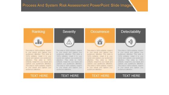 Process And System Risk Assessment Powerpoint Slide Images