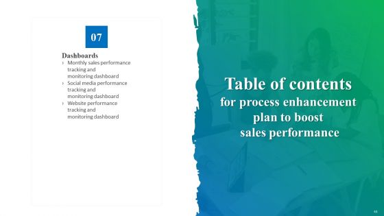 Process Enhancement Plan To Boost Sales Performance Ppt PowerPoint Presentation Complete Deck With Slides