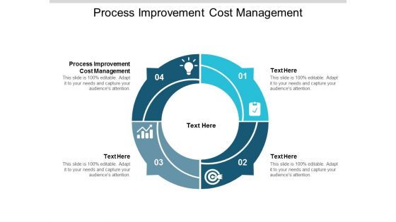 Process Improvement Cost Management Ppt PowerPoint Presentation Gallery Show Cpb
