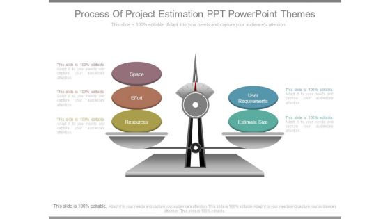 Process Of Project Estimation Ppt Powerpoint Themes