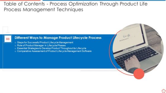 Process Optimization Through Product Life Process Management Techniques Ppt PowerPoint Presentation Complete Deck With Slides