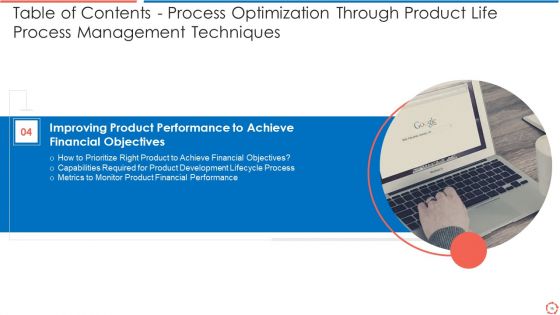 Process Optimization Through Product Life Process Management Techniques Ppt PowerPoint Presentation Complete Deck With Slides