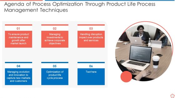 Process Optimization Through Product Life Process Management Techniques Ppt PowerPoint Presentation Complete Deck With Slides