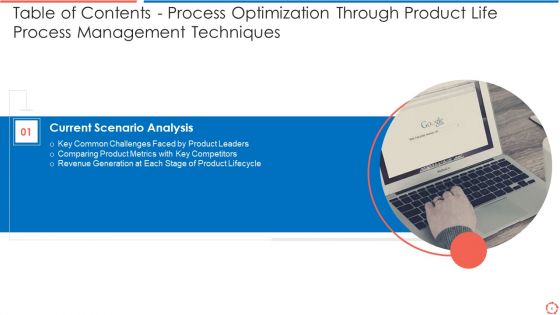 Process Optimization Through Product Life Process Management Techniques Ppt PowerPoint Presentation Complete Deck With Slides
