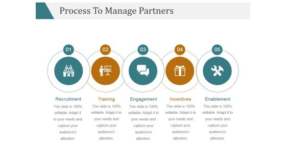 Process To Manage Partners Template 2 Ppt PowerPoint Presentation Gallery