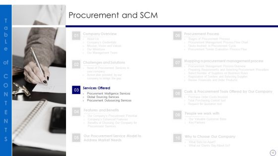 Procurement And SCM Ppt PowerPoint Presentation Complete Deck With Slides