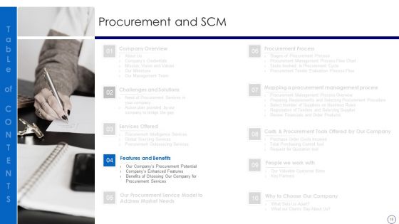 Procurement And SCM Ppt PowerPoint Presentation Complete Deck With Slides