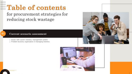 Procurement Strategies For Reducing Stock Wastage Ppt PowerPoint Presentation Complete Deck With Slides