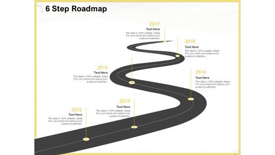 Producing Video Content 6 Step Roadmap Ppt Pictures Background Designs PDF Producing Video Content 6 Step Roadmap Ppt Pictures Background Designs PDF