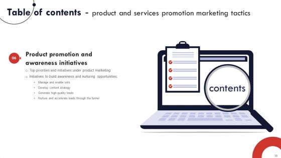 Product And Services Promotion Marketing Tactics Ppt PowerPoint Presentation Complete Deck With Slides