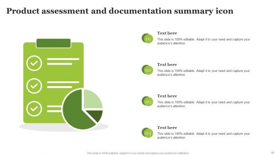 Product Assessment Summary Ppt PowerPoint Presentation Complete Deck With Slides