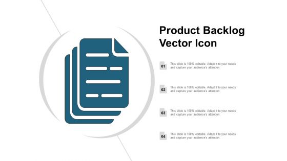 Product Backlog Vector Icon Ppt PowerPoint Presentation Ideas Slide Download