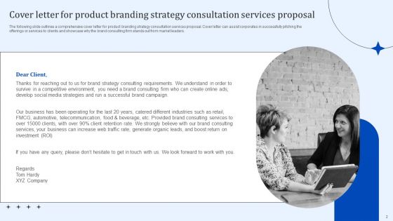Product Branding Strategy Consultation Services Proposal Ppt PowerPoint Presentation Complete Deck With Slides