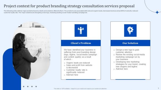 Product Branding Strategy Consultation Services Proposal Ppt PowerPoint Presentation Complete Deck With Slides