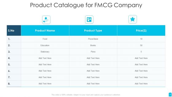 Product Catalogue Ppt PowerPoint Presentation Complete Deck With Slides