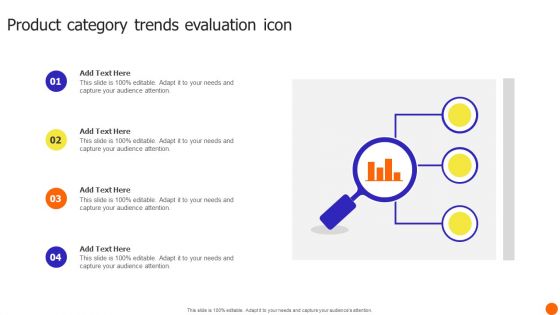 Product Category Trends Evaluation Icon Background PDF Product Category Trends Evaluation Icon Background PDF