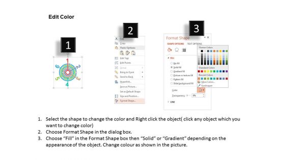 Product Cycle Infographic Layout Powerpoint Template