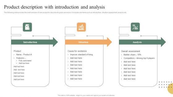 Product Description With Introduction And Analysis Ppt PowerPoint Presentation Gallery Deck PDF Product Description With Introduction And Analysis Ppt PowerPoint Presentation Gallery Deck PDF