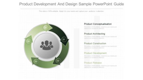 Product Development And Design Sample Powerpoint Guide