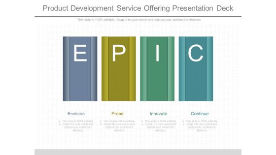 Product Development Service Offering Presentation Deck