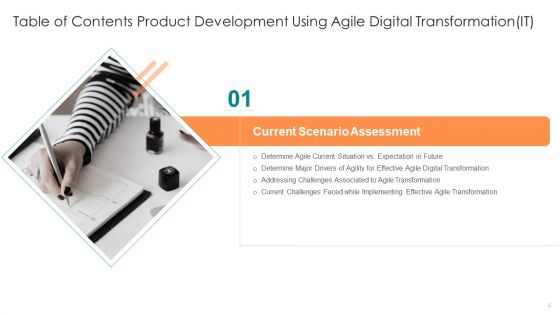 Product Development Using Agile Digital Transformation IT Ppt PowerPoint Presentation Complete Deck With Slides