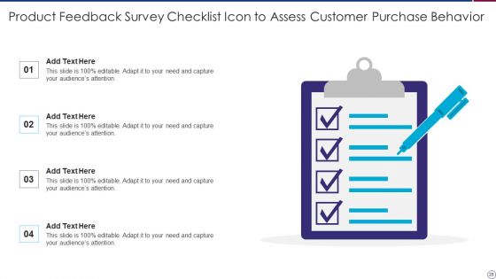 Product Feedback Survey Ppt PowerPoint Presentation Complete Deck With Slides