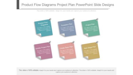 Product Flow Diagrams Project Plan Powerpoint Slide Designs