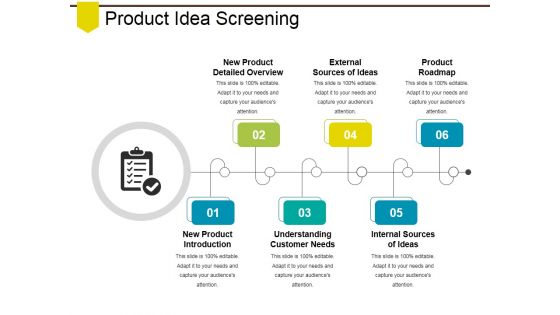 Product Idea Screening Ppt PowerPoint Presentation Show Example
