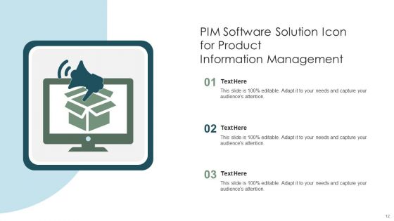 Product Information Management PIM Software Solution Ppt PowerPoint Presentation Complete Deck With Slides