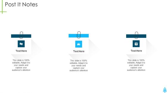 Product Kick Off Strategy Post It Notes Ppt Infographic Template Outfit PDF