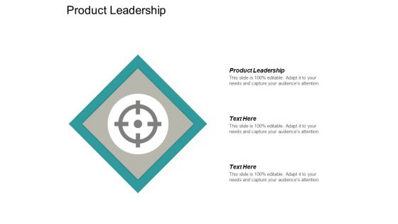 Product Leadership Ppt PowerPoint Presentation Infographics Templates Cpb
