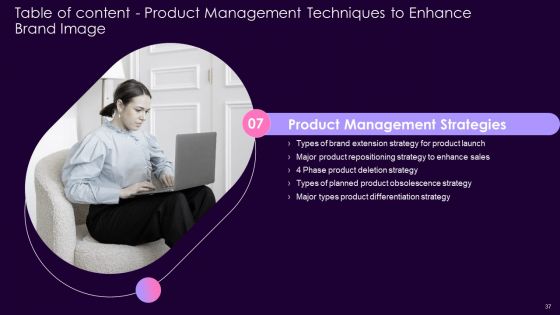 Product Management Techniques To Enhance Brand Image Ppt PowerPoint Presentation Complete Deck With Slides
