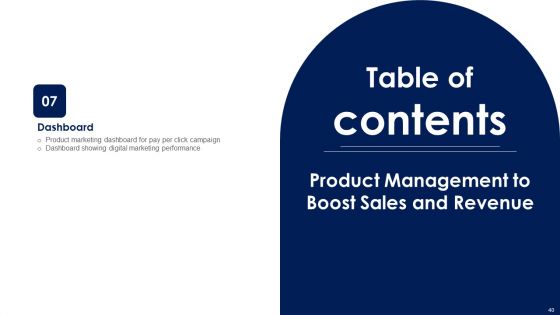 Product Management To Boost Sales And Revenue Ppt PowerPoint Presentation Complete With Slides