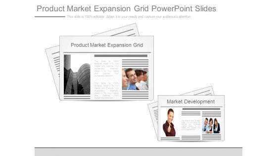 Product Market Expansion Grid Powerpoint Slides