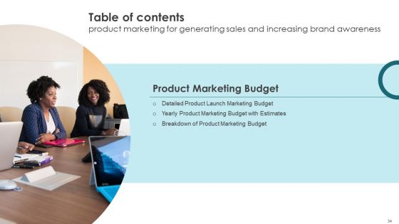 Product Marketing For Generating Sales And Increasing Brand Awareness Ppt PowerPoint Presentation Complete Deck With Slides