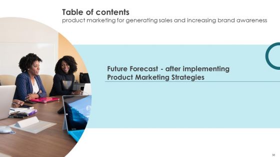 Product Marketing For Generating Sales And Increasing Brand Awareness Ppt PowerPoint Presentation Complete Deck With Slides