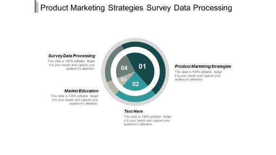 Product Marketing Strategies Survey Data Processing Market Education Ppt PowerPoint Presentation Slides Inspiration