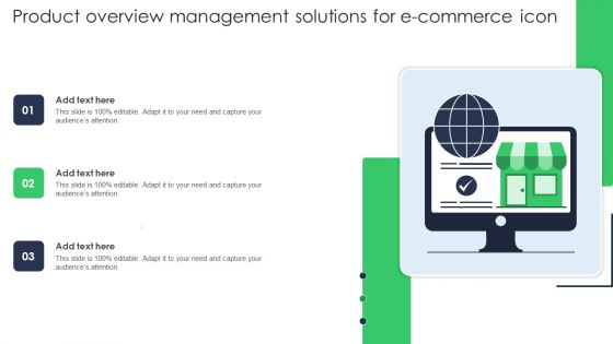 Product Overview Management Solutions For E Commerce Icon Information PDF Product Overview Management Solutions For E Commerce Icon Information PDF