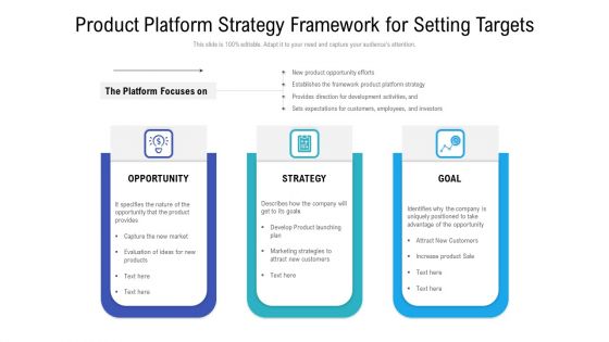 Product Platform Strategy Framework For Setting Targets Guidelines PDF