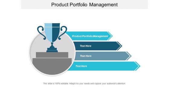 Product Portfolio Management Ppt PowerPoint Presentation Styles Objects Cpb