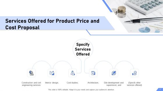Product Price And Cost Proposal Ppt PowerPoint Presentation Complete Deck With Slides