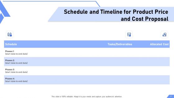 Product Price And Cost Proposal Ppt PowerPoint Presentation Complete Deck With Slides